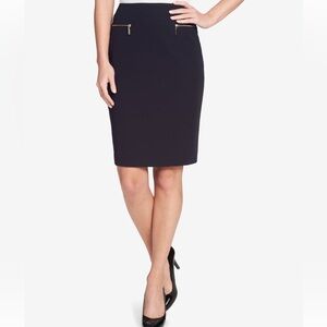 Tommy Hilfiger Navy Pencil Skirt